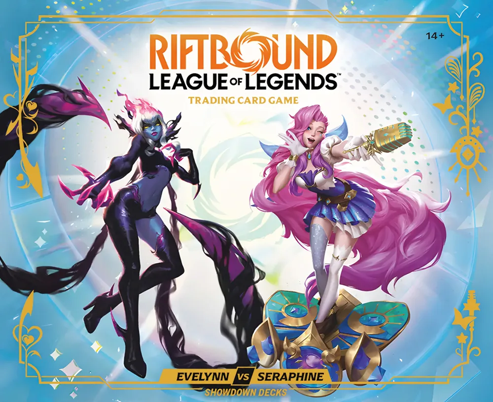 วางจำหน่าย 30 ตค Riftbound Radiance Showdown Deck Display (Eve & Sera)